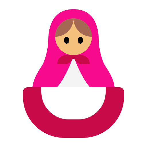 Nesting-Dolls-Flat icon