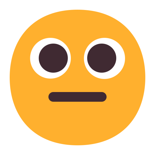 Neutral-Face-Flat icon