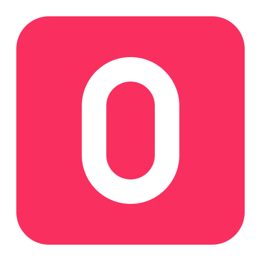 O-Button-Blood-Type-Flat icon