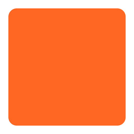 Orange-Square-Flat icon