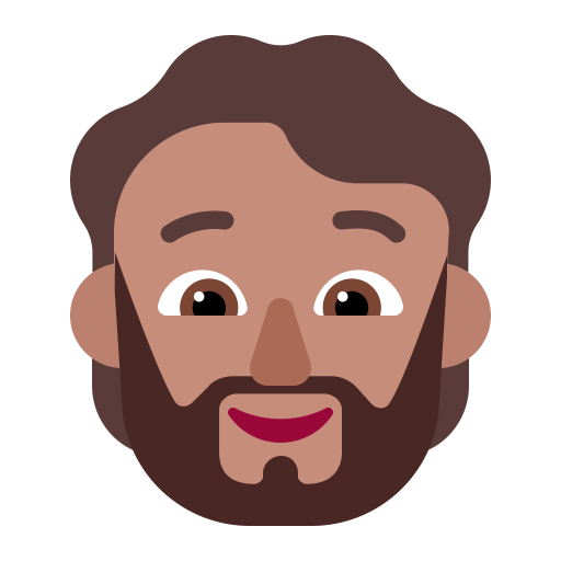 Person-Beard-Flat-Medium icon