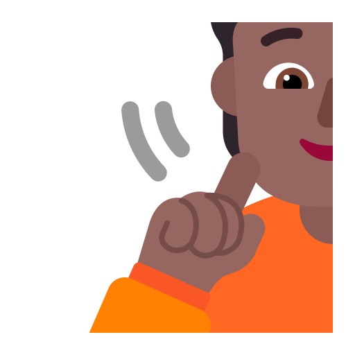 Person-Deaf-Flat-Medium-Dark icon