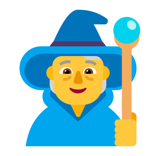 Person Mage Flat Default icon