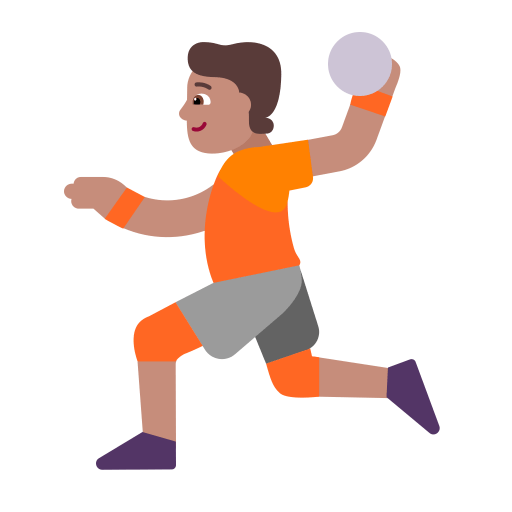 Person-Playing-Handball-Flat-Medium icon