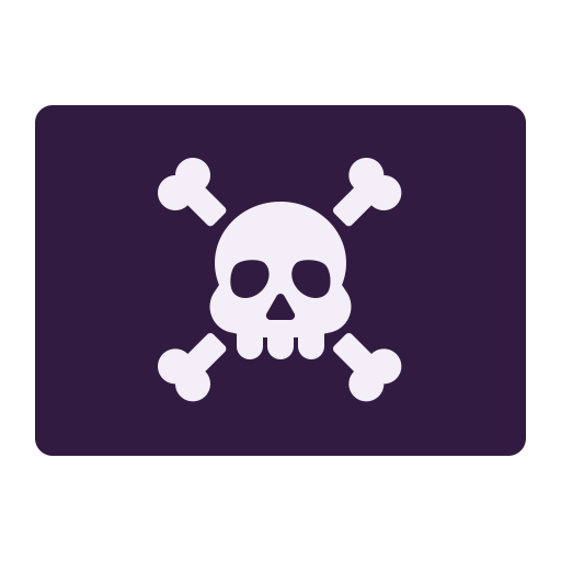 Pirate-Flag-Flat icon