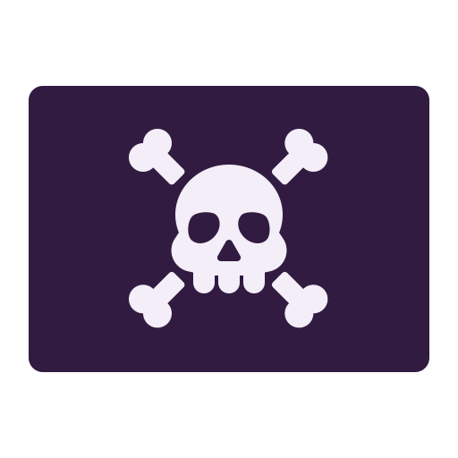 Pirate Flag Flat icon