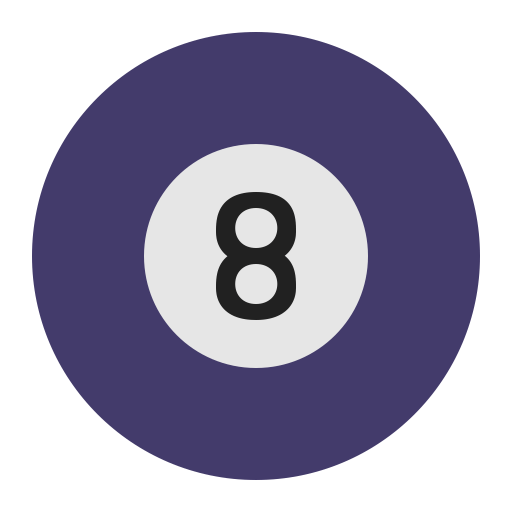 Pool-8-Ball-Flat icon