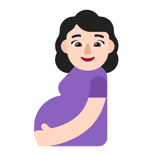 Pregnant-Woman-Flat-Light icon
