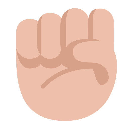 Raised-Fist-Flat-Medium-Light icon