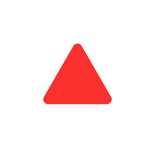 Red-Triangle-Flat icon