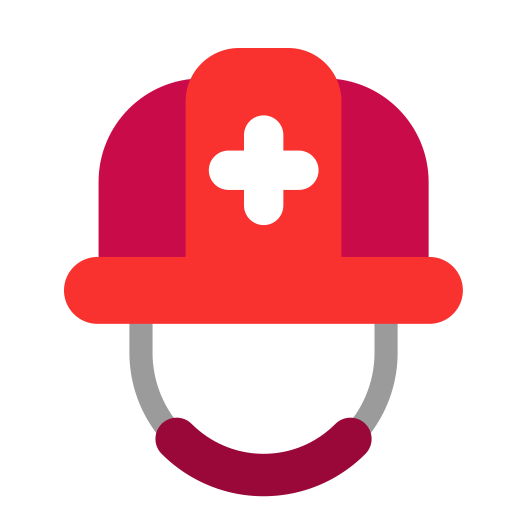 Rescue-Workers-Helmet-Flat icon