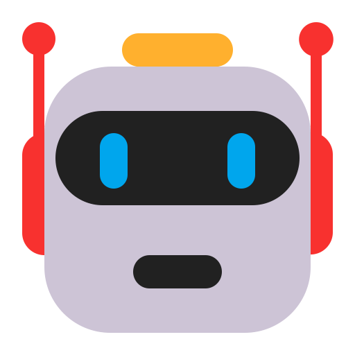 Robot-Flat icon