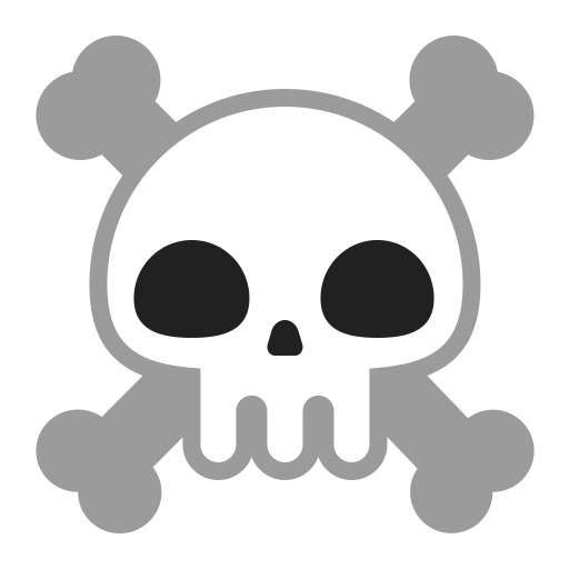 Skull And Crossbones Flat icon