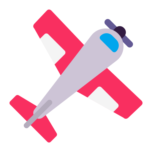 Small-Airplane-Flat icon
