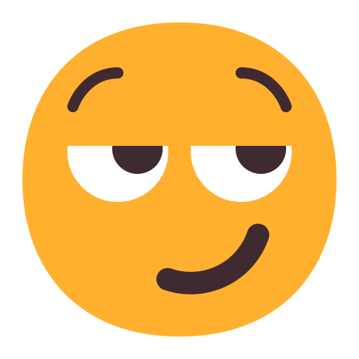 Smirking-Face-Flat icon