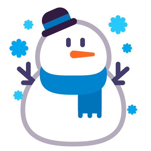 Snowman-Flat icon