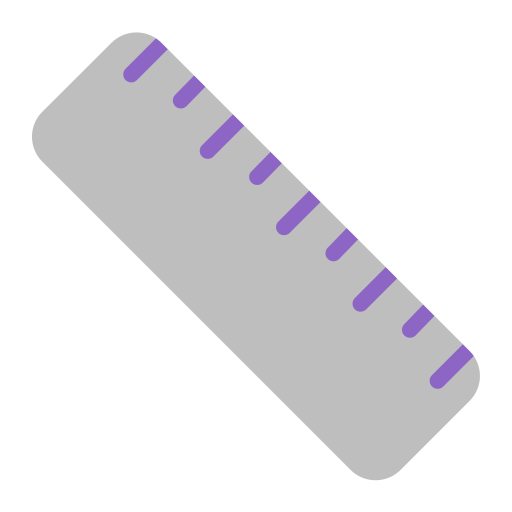 Straight-Ruler-Flat icon