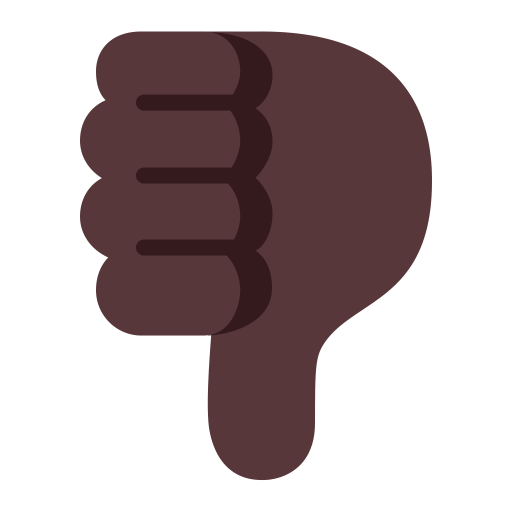 Thumbs-Down-Flat-Dark icon