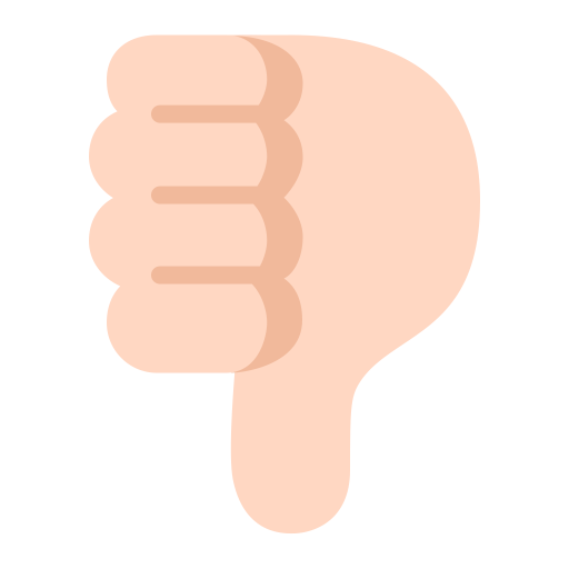 Thumbs-Down-Flat-Light icon