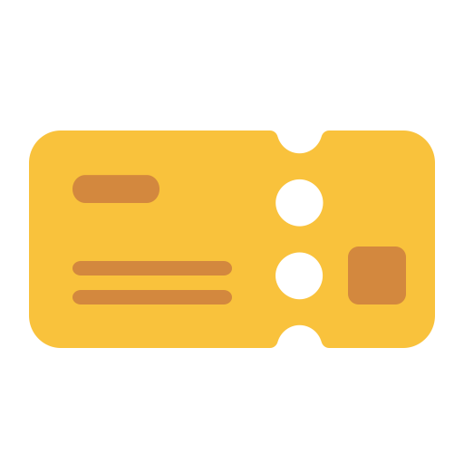 Ticket-Flat icon