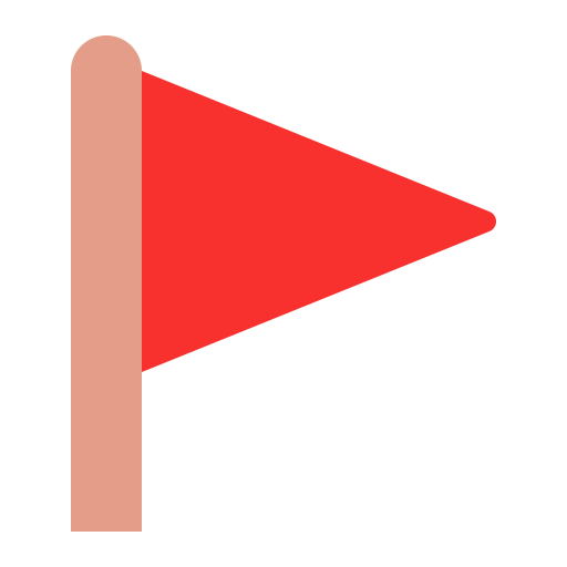 Triangular-Flag-Flat icon