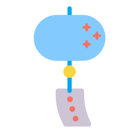 Wind Chime Flat icon