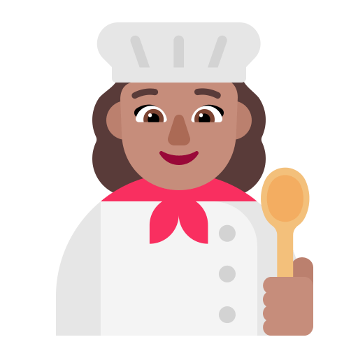Woman-Cook-Flat-Medium icon