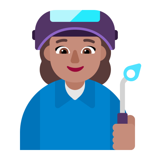 Woman Factory Worker Flat Medium icon