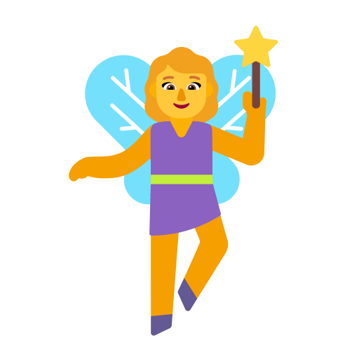 Woman-Fairy-Flat-Default icon