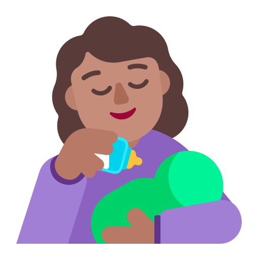 Woman-Feeding-Baby-Flat-Medium icon