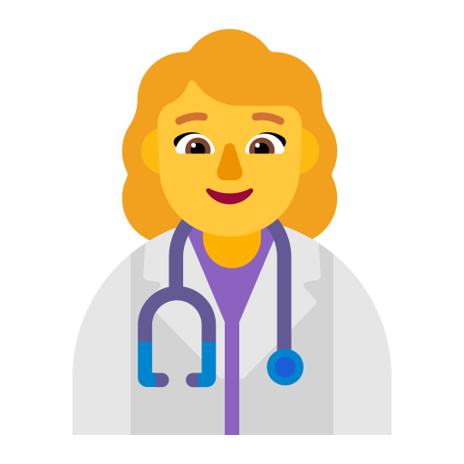 Woman-Health-Worker-Flat-Default icon