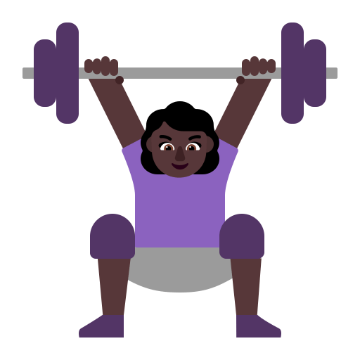 Woman-Lifting-Weights-Flat-Dark icon