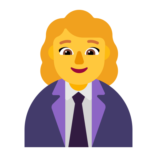 Woman-Office-Worker-Flat-Default icon