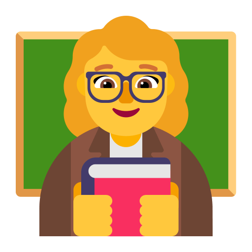 Woman-Teacher-Flat-Default icon