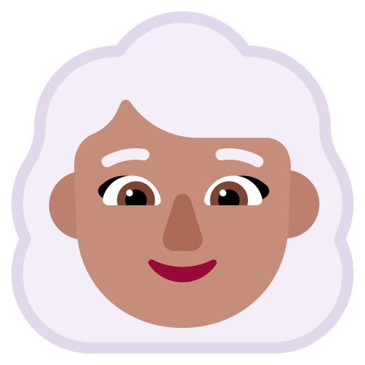 Woman-White-Hair-Flat-Medium icon