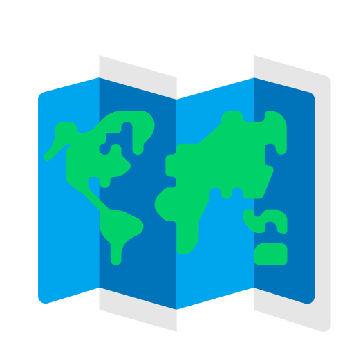 World-Map-Flat icon