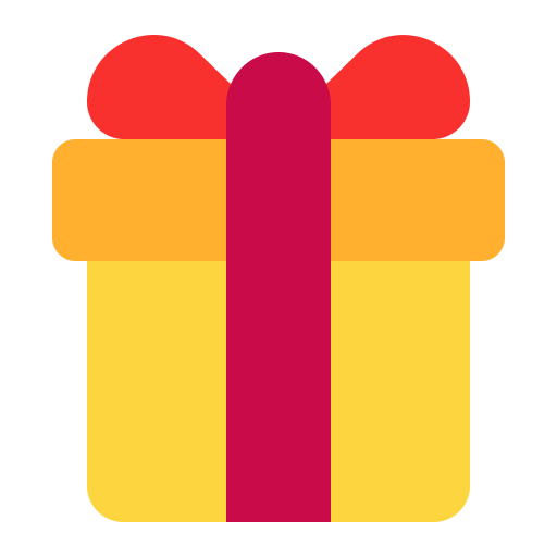 Wrapped Gift Flat icon