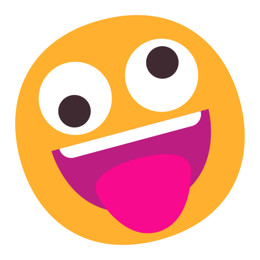 Zany-Face-Flat icon