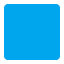 Blue Square Flat icon
