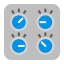 Control Knobs Flat icon