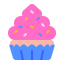 Cupcake Flat icon
