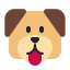Dog Face Flat icon