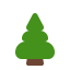 Evergreen Tree Flat icon