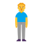 Man Standing Flat Default icon