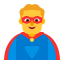Man Superhero Flat Default icon