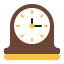 Mantelpiece Clock Flat icon
