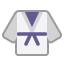 Martial Arts Uniform Flat icon