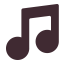 Musical Note Flat icon