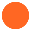 Orange Circle Flat icon