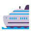 Passenger Ship Flat icon
